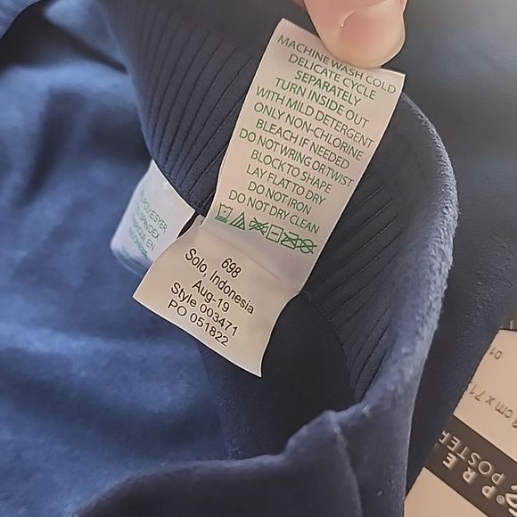 Lilly Pulitzer Anika High Rise Suede leggings True Navy Size 6 NWT - Picture 5 of 8